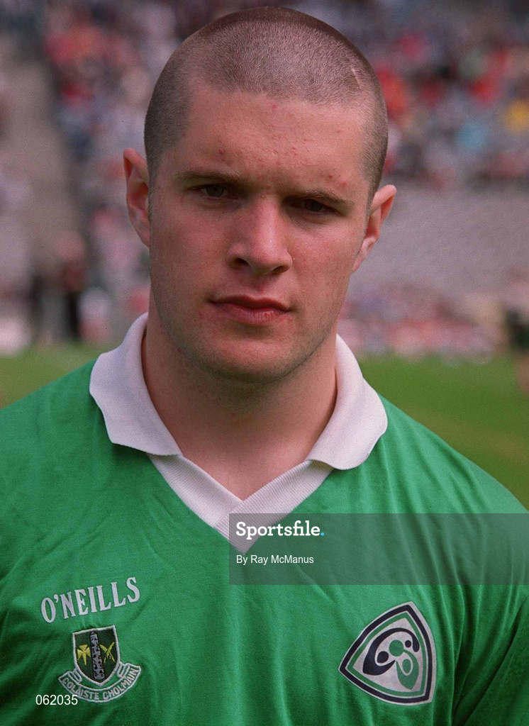 5 May 2001; Brian Carey of St Colman's ahead of the All-Ireland Colleges Senior 'A' Hurling Final match between Gort Community School and St Colman's at Croke Park in Dublin. Photo by Ray McManus/Sportsfile