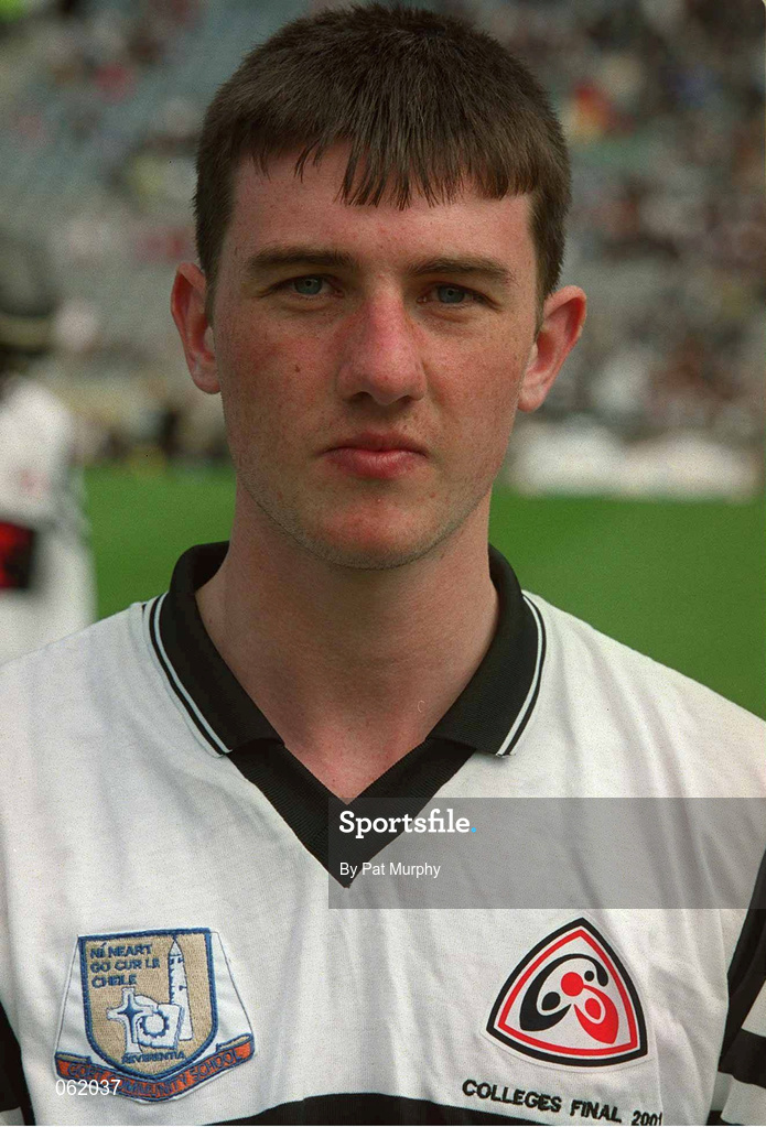 5 May 2001; Conor Crotty of Gort Community School ahead of the All-Ireland Colleges Senior 'A' Hurling Final match between Gort Community School and St Colman's at Croke Park in Dublin. Photo by Pat Murphy/Sportsfile
