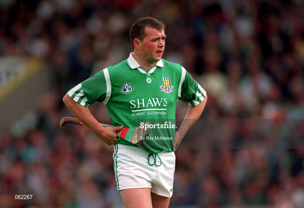 18 June 1995; Pat Heffernan of Limerick during the Munster Senior Hurling Championship Semi-Final between Limerick and Tipperary at Páirc Uí Chaoimh, Cork. Photo by Ray McManus/Sportsfile