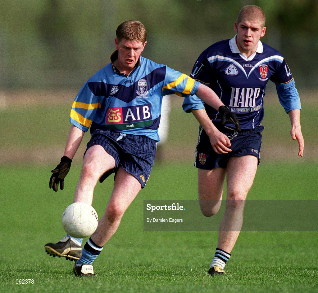 11 April 2001; Rowan Loftus of UCD during the Sigerson Cup Final match between UCD and UUJ at Scotstown GAA in Monaghan. Photo by Damien Eagers/Sportsfile