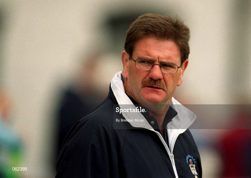 19 May 2001; Dungannon coach Willie Anderson during the AIB All-Ireland League Division 1 Semi-Final match between Dungannon RFC and Galwegians RFC at Crowley Park in Glenina, Galway. Photo by Brendan Moran/Sportsfile