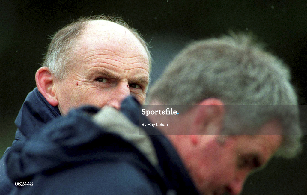 21 April 2001; Kevin Conboy, St Mary's Manager, during the AIB All-Ireland League Division 1 match between St Mary's College and Ballymena at Templeville Road in Dublin. Photo by Ray Lohan/Sportsfile