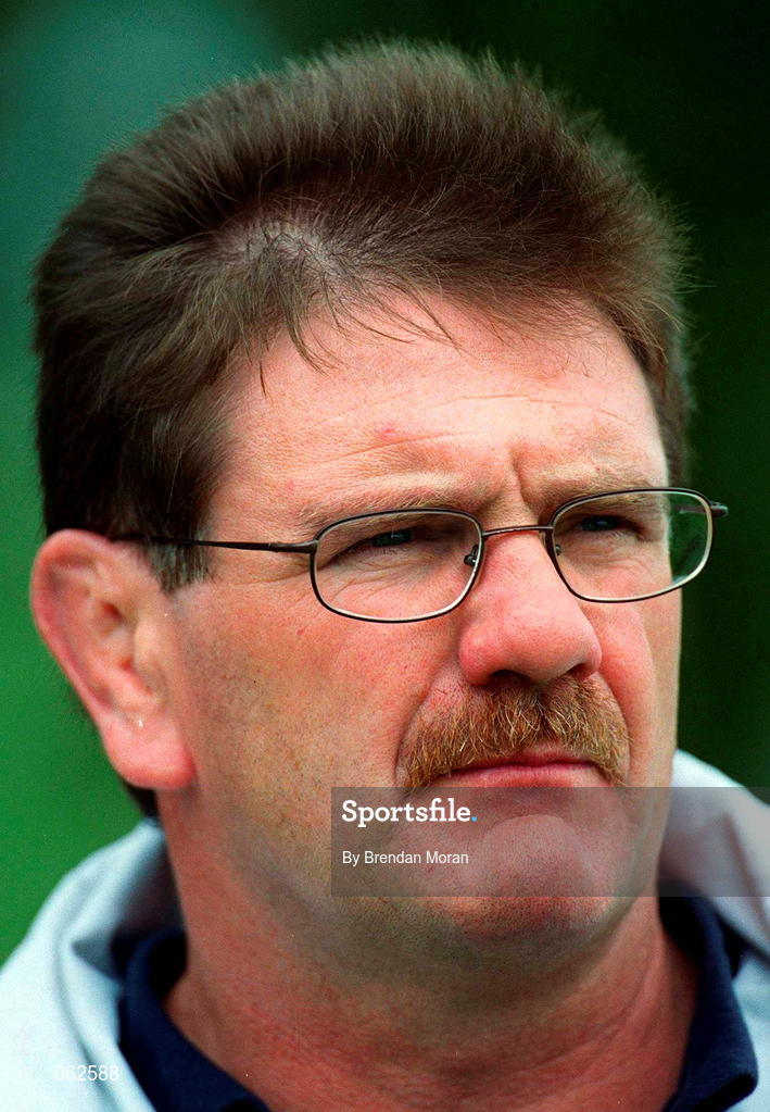 19 May 2001; Dungannon coach Willie Anderson during the AIB All-Ireland League Division 1 Semi-Final match between Dungannon RFC and Galwegians RFC at Crowley Park in Glenina, Galway. Photo by Brendan Moran/Sportsfile