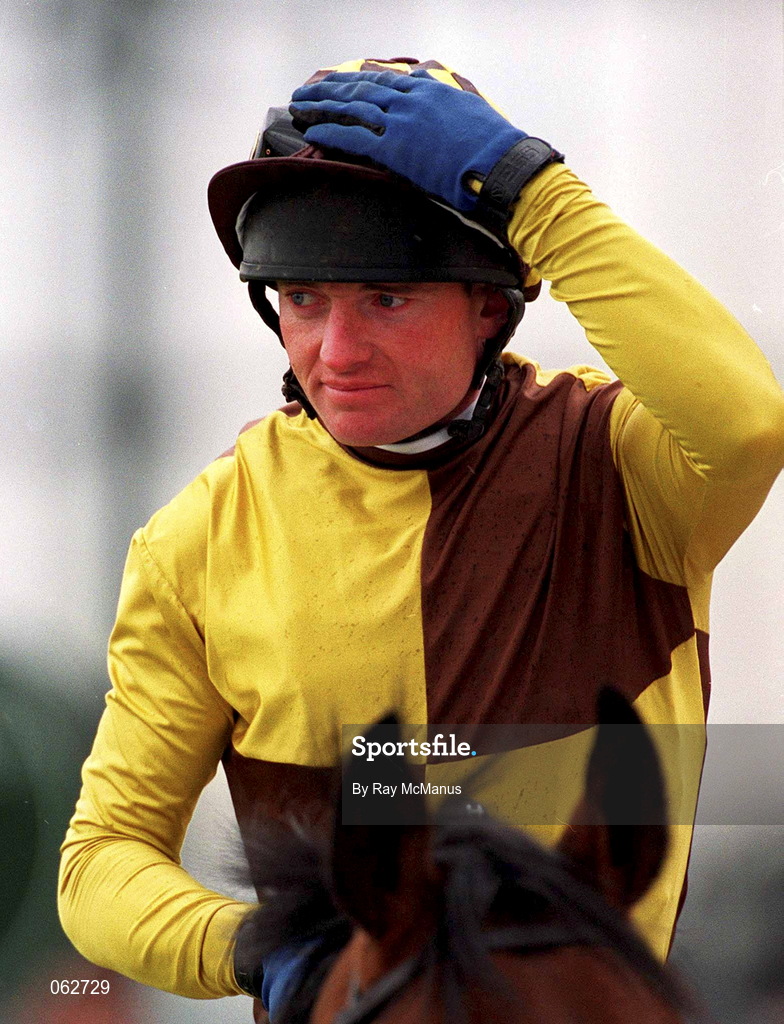21 April 2001; Jockey Seamus Heffernan at The Curragh Racecourse in Kildare. Photo by Ray McManus/Sportsfile