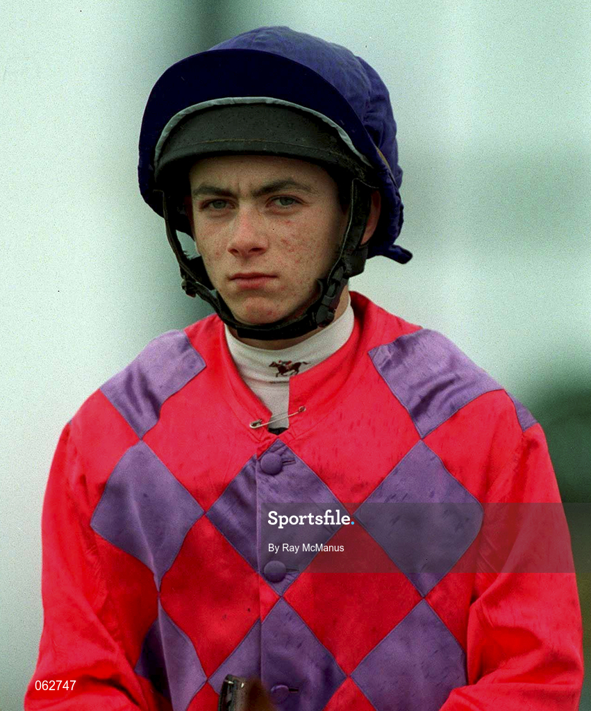 21 April 2001; Jockey Wayne Lordan at The Curragh Racecourse in Kildare. Photo by Ray McManus/Sportsfile