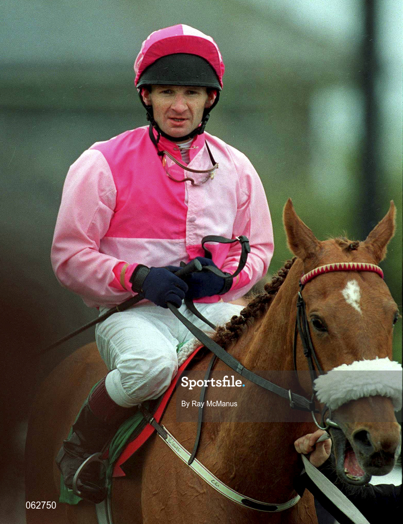 21 April 2001; Jockey Pat Shanahan at The Curragh Racecourse in Kildare. Photo by Ray McManus/Sportsfile