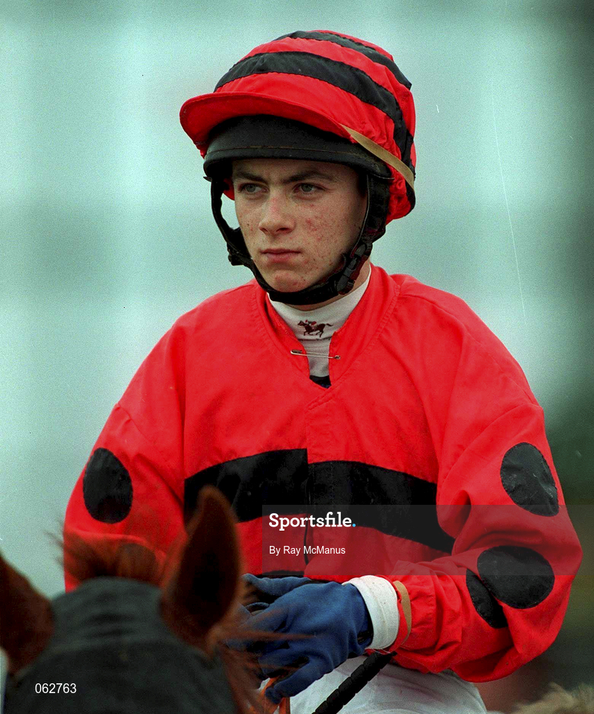 21 April 2001; Jockey Wayne Lordan at The Curragh Racecourse in Kildare. Photo by Ray McManus/Sportsfile