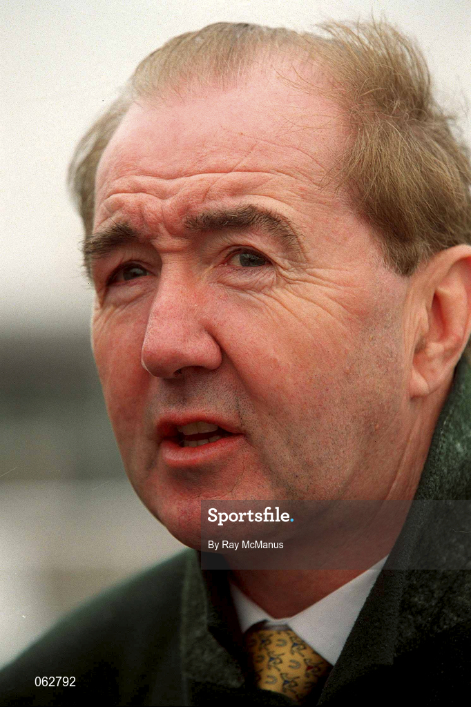 21 April 2001; Trainer Dermot Weld who sent out 5 winners including Tarry Flynn to win the Thoroughbred County Irish Lincolshire at The Curragh Racecourse in Kildare. Photo by Ray McManus/Sportsfile