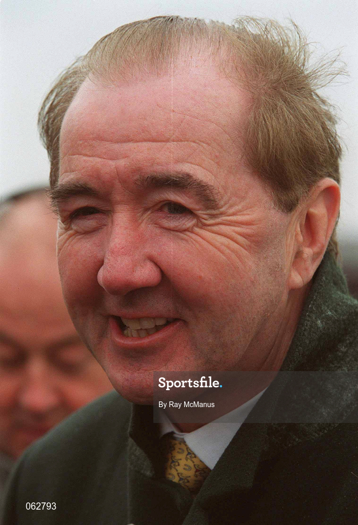 21 April 2001; Trainer Dermot Weld who sent out 5 winners including Tarry Flynn to win the Thoroughbred County Irish Lincolshire at The Curragh Racecourse in Kildare. Photo by Ray McManus/Sportsfile