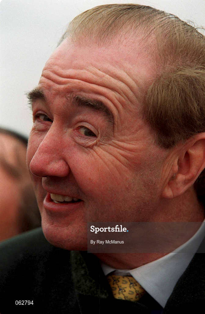 21 April 2001; Trainer Dermot Weld who sent out 5 winners including Tarry Flynn to win the Thoroughbred County Irish Lincolshire at The Curragh Racecourse in Kildare. Photo by Ray McManus/Sportsfile