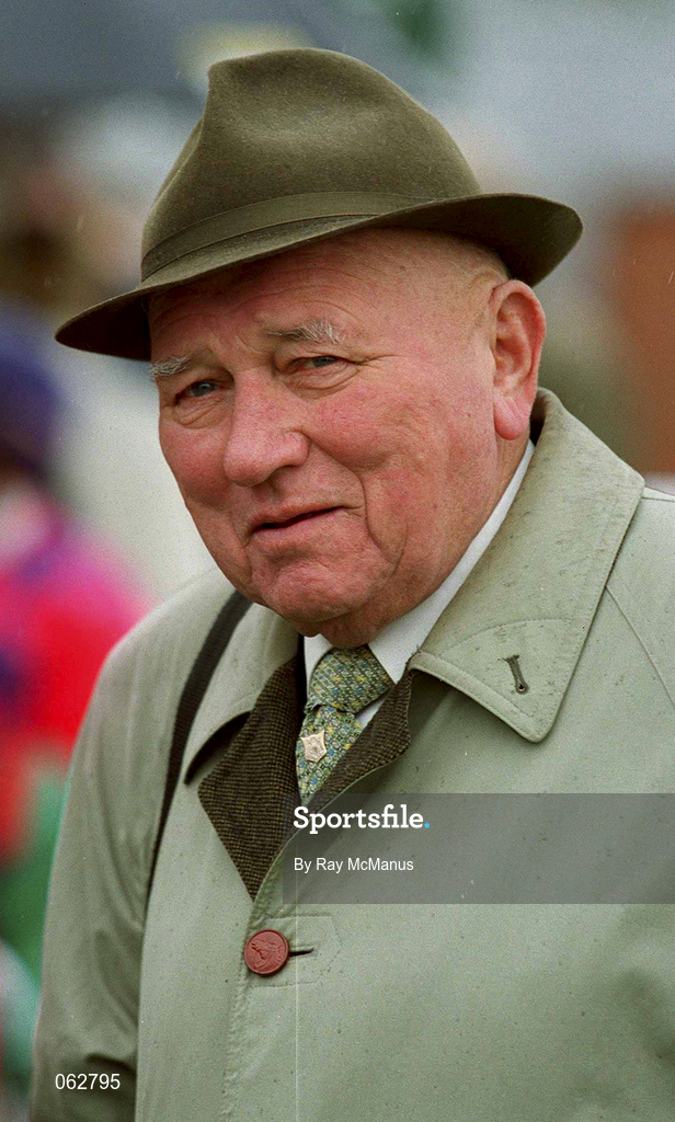 21 April 2001; Trainer Con Collins at The Curragh Racecourse in Kildare. Photo by Ray McManus/Sportsfile