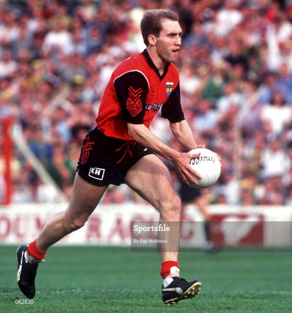 15 September 1991; Mickey Linden of Down, during the All-Ireland Senior Football Championship Final between Down and Meath at Croke Park in Dublin. Photo by Ray McManus/Sportsfile