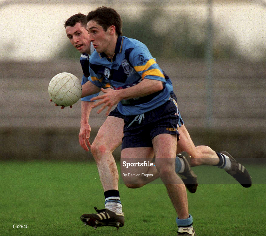 11 April 2001; John Hanly of UCD during the Sigerson Cup Final match between UCD and UUJ at Scotstown GAA in Monaghan. Photo by Damien Eagers/Sportsfile