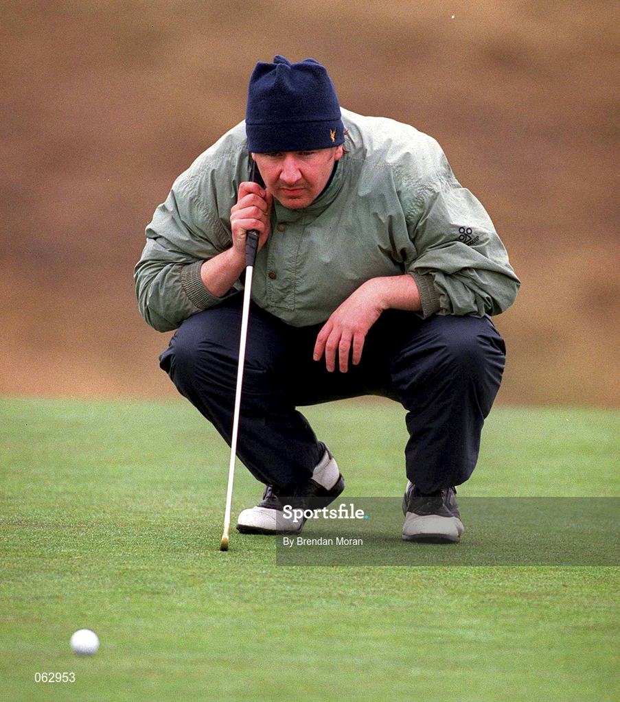 14 April 2001; David Kelleher of Portmarnock Golf Club during the West of Ireland Open Golf Championship at Sligo Golf Club in Rosses Point in Sligo. Photo by Brendan Moran/Sportsfile