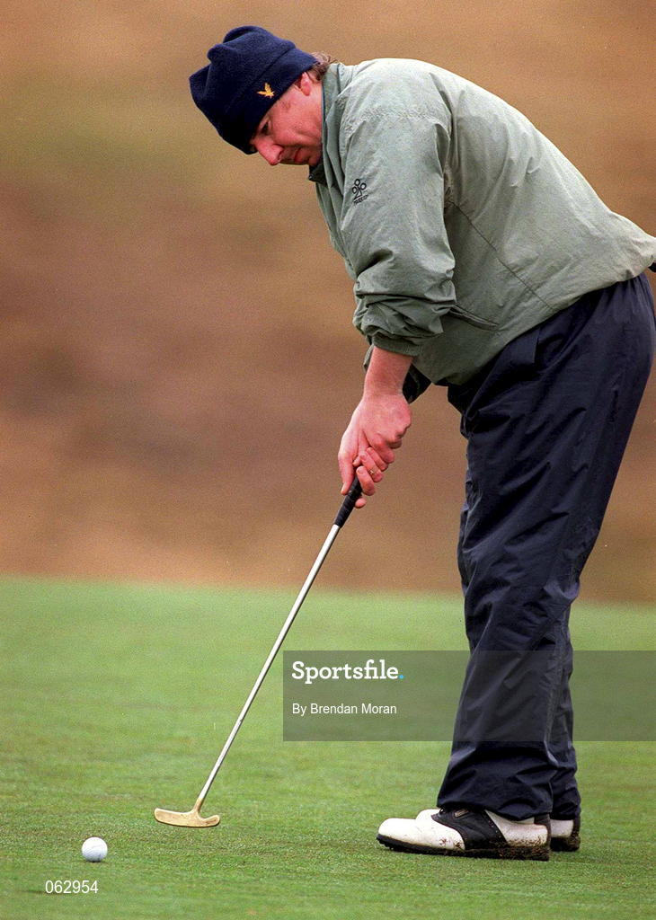 14 April 2001; David Kelleher of Portmarnock Golf Club during the West of Ireland Open Golf Championship at Sligo Golf Club in Rosses Point in Sligo. Photo by Brendan Moran/Sportsfile