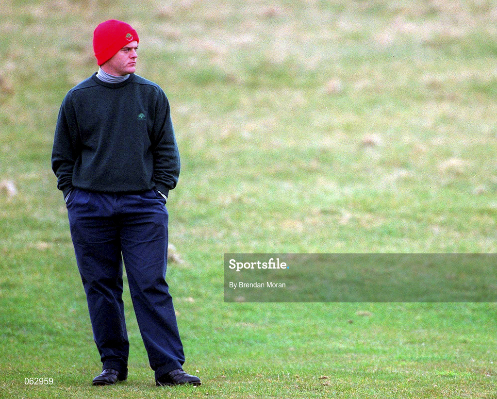 14 April 2001; Michael McGinley of Grange Golf Club during the West of Ireland Open Golf Championship at Sligo Golf Club in Rosses Point in Sligo. Photo by Brendan Moran/Sportsfile