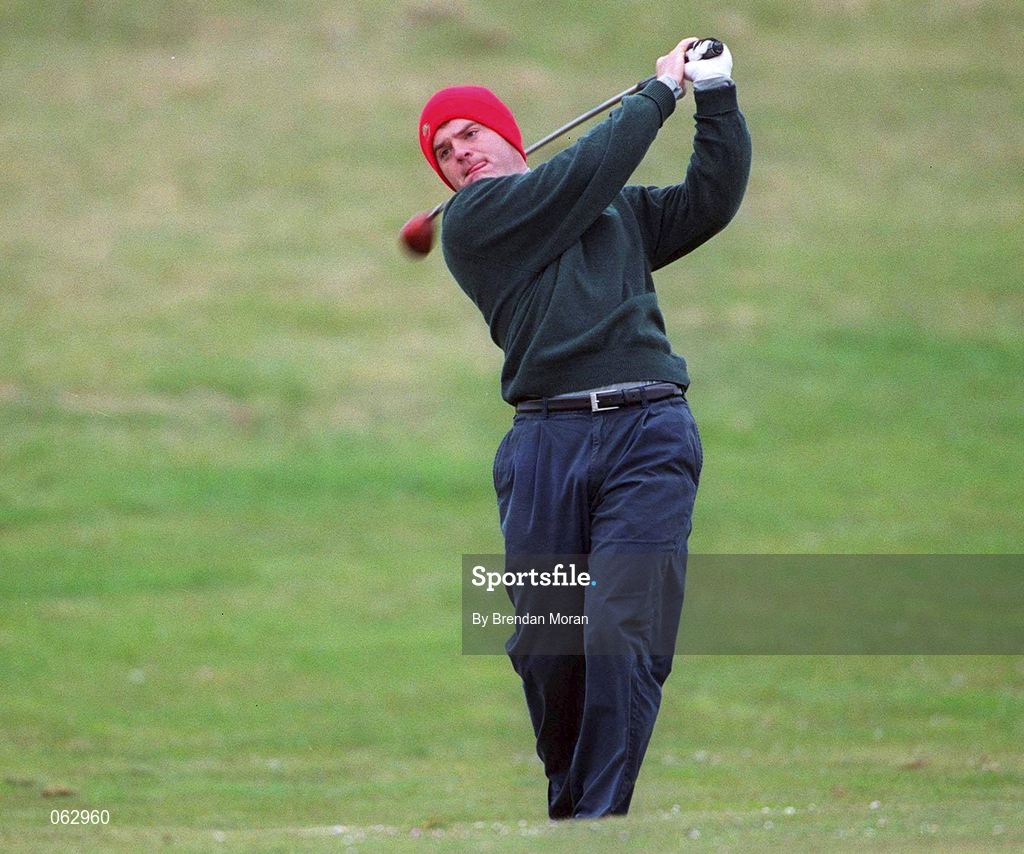 14 April 2001; Michael McGinley of Grange Golf Club during the West of Ireland Open Golf Championship at Sligo Golf Club in Rosses Point in Sligo. Photo by Brendan Moran/Sportsfile