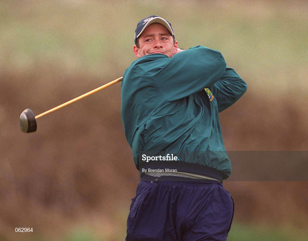 14 April 2001; Mark Murphy of Waterville Golf Club during the West of Ireland Open Golf Championship at Sligo Golf Club in Rosses Point in Sligo. Photo by Brendan Moran/Sportsfile