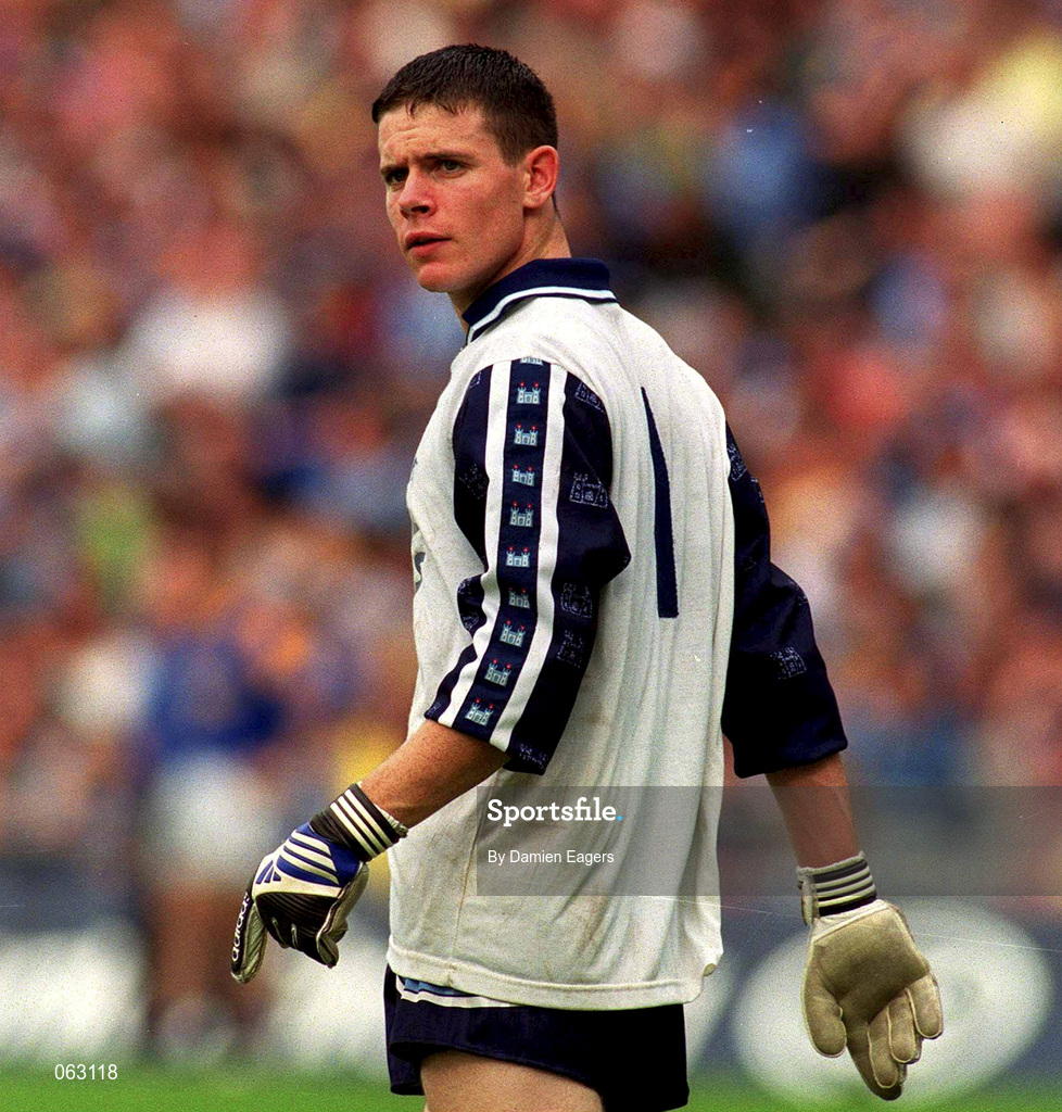 27 May 2001; Stephen Cluxton of Dublin during the Bank of Ireland Leinster Senior Football Championship Quarter-Final match between Dublin and Longford at Croke Park in Dublin. Photo by Damien Eagers/Sportsfile