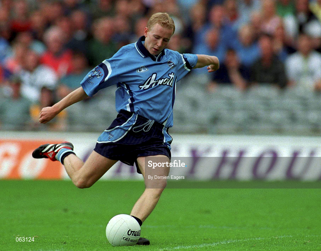 27 May 2001; Wayne McCarthy of Dublin during the Bank of Ireland Leinster Senior Football Championship Quarter-Final match between Dublin and Longford at Croke Park in Dublin. Photo by Damien Eagers/Sportsfile