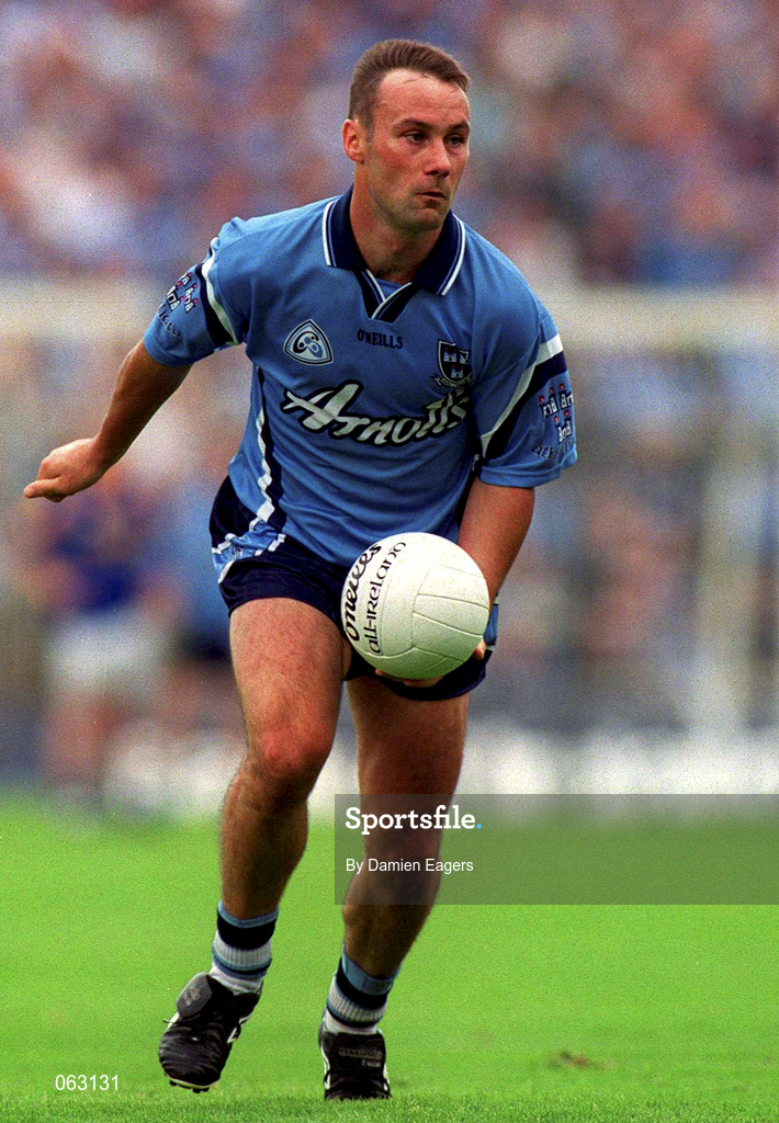 27 May 2001; Paul Curran of Dublin during the Bank of Ireland Leinster Senior Football Championship Quarter-Final match between Dublin and Longford at Croke Park in Dublin. Photo by Damien Eagers/Sportsfile