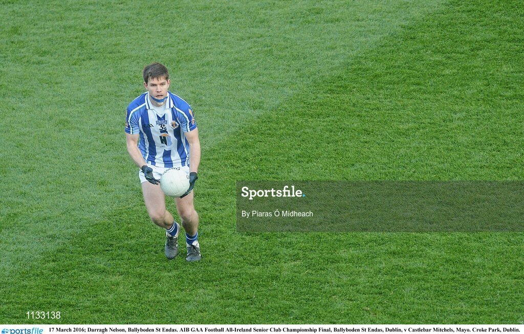 17 March 2016; Darragh Nelson, Ballyboden St Endas. AIB GAA Football All-Ireland Senior Club Championship Final, Ballyboden St Endas, Dublin, v Castlebar Mitchels, Mayo. Croke Park, Dublin. Picture credit: Piaras Ó Mídheach / SPORTSFILE
