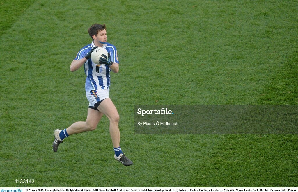 17 March 2016; Darragh Nelson, Ballyboden St Endas. AIB GAA Football All-Ireland Senior Club Championship Final, Ballyboden St Endas, Dublin, v Castlebar Mitchels, Mayo. Croke Park, Dublin. Picture credit: Piaras Ó Mídheach / SPORTSFILE