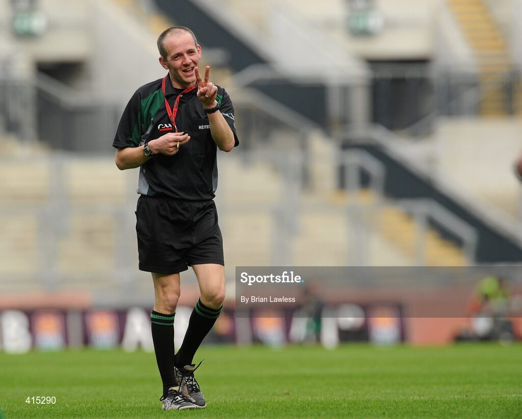 17 March 2010; Cathal McAllister, referee. AIB GAA Hurling All-Ireland Senior Club Championship Final, Ballyhale Shamrocks v Portumna, Croke Park, Dublin. Picture credit: Brian Lawless / SPORTSFILE