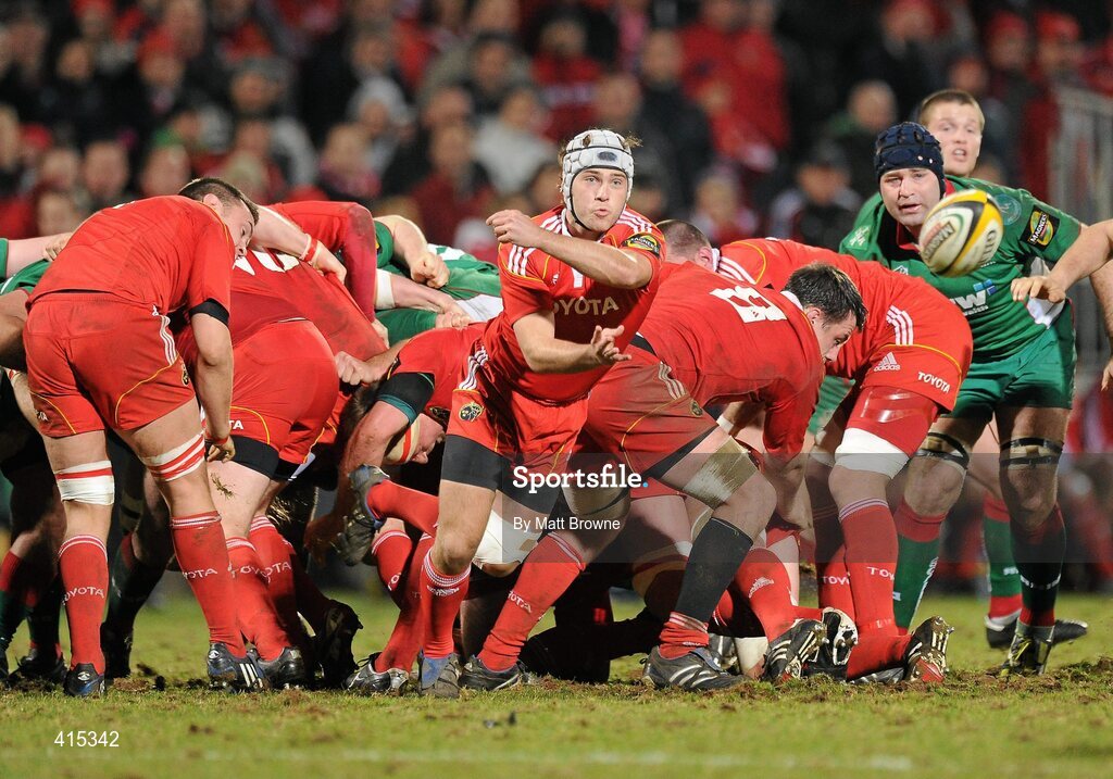 18 March 2010; Duncan Williams, Munster. Celtic League, Munster v Scarlets, Musgrave Park, Cork. Picture credit: Matt Browne / SPORTSFILE