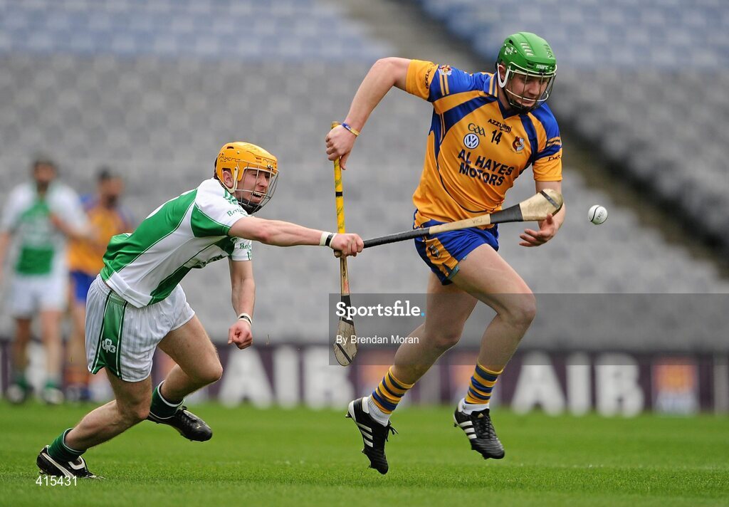 17 March 2010; Joe Canning, Portumna, in action against James 'Cha' Fitzpatrick, Ballyhale Shamrocks. AIB GAA Hurling All-Ireland Senior Club Championship Final, Ballyhale Shamrocks v Portumna, Croke Park, Dublin. Picture credit: Brendan Moran / SPORTSFILE