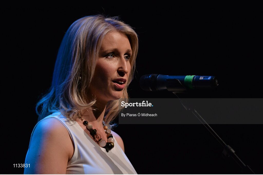 2 April 2016; Denise Clancy, St Rynagh's, representing Offaly and Leinster, competing in the Amhránaiocht Aonair competition. All-Ireland Scór Sinsir Championship Finals. INEC, Gleneagle Hotel, Killarney, Co. Kerry. Picture credit: Piaras Ó Mídheach / SPORTSFILE