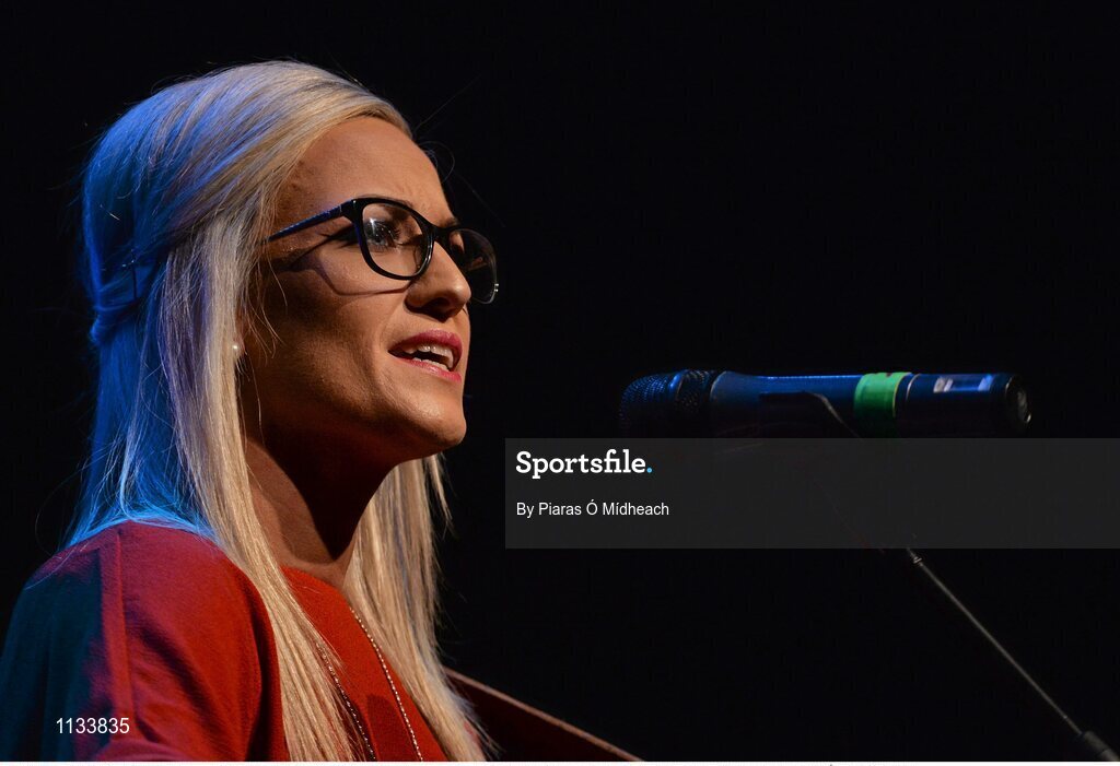 2 April 2016; Sinead Grant, Newcastle, representing Tipperary and Munster, competing in the Amhránaiocht Aonair competition. All-Ireland Scór Sinsir Championship Finals. INEC, Gleneagle Hotel, Killarney, Co. Kerry. Picture credit: Piaras Ó Mídheach / SPORTSFILE