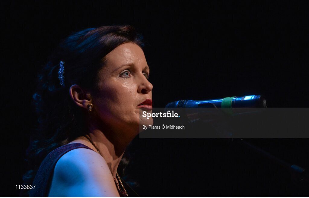 2 April 2016; Eventual winner Norrie Keane, Mainistir Cnoc Muaidhe, representing Galway and Connacht, competing in the Amhránaiocht Aonair competition. All-Ireland Scór Sinsir Championship Finals. INEC, Gleneagle Hotel, Killarney, Co. Kerry. Picture credit: Piaras Ó Mídheach / SPORTSFILE