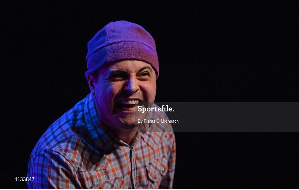 2 April 2016; Eventual winner Hugo Slevin, St Joseph's, representing Westmeath and Leinster, competing in the Aithriseoireacht / Scéalaíocht competition. All-Ireland Scór Sinsir Championship Finals. INEC, Gleneagle Hotel, Killarney, Co. Kerry. Picture credit: Piaras Ó Mídheach / SPORTSFILE