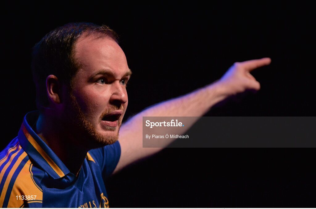 2 April 2016; Gareth McGreevy, Saul, representing Down and Ulster, competing in the Aithriseoireacht / Scéalaíocht competition. All-Ireland Scór Sinsir Championship Finals. INEC, Gleneagle Hotel, Killarney, Co. Kerry. Picture credit: Piaras Ó Mídheach / SPORTSFILE