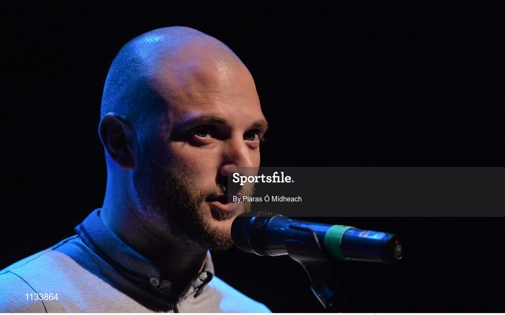 2 April 2016; Joe Aherne, Kilworth, representing Cork and Munster, competing in the Aithriseoireacht / Scéalaíocht competition. All-Ireland Scór Sinsir Championship Finals. INEC, Gleneagle Hotel, Killarney, Co. Kerry. Picture credit: Piaras Ó Mídheach / SPORTSFILE