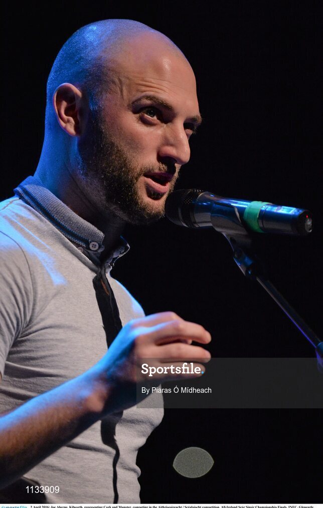 2 April 2016; Joe Aherne, Kilworth, representing Cork and Munster, competing in the Aithriseoireacht / Scéalaíocht competition. All-Ireland Scór Sinsir Championship Finals. INEC, Gleneagle Hotel, Killarney, Co. Kerry. Picture credit: Piaras Ó Mídheach / SPORTSFILE