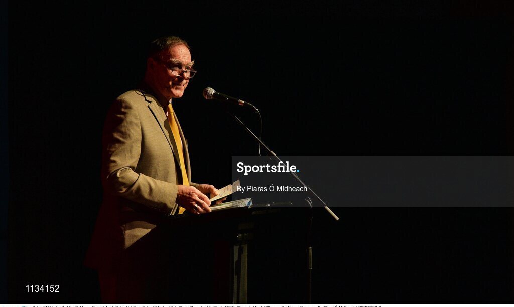 2 April 2016; Antóin Mac Gabhann, Cathaoirleach Coiste Naisiúnta Scór. All-Ireland Scór Sinsir Championship Finals. INEC, Gleneagle Hotel, Killarney, Co. Kerry. Picture credit: Piaras Ó Mídheach / SPORTSFILE