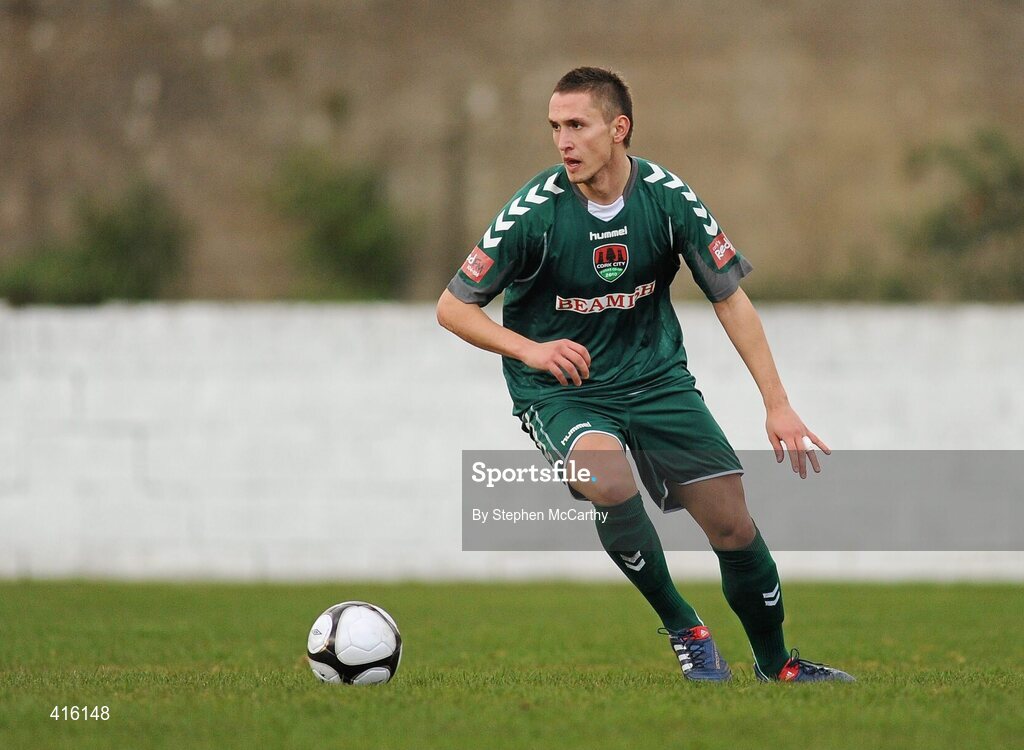 2 April 2010; Uros Hojan, Cork City Foras Co-op. Airtricity League, First Division, Limerick FC v Cork City Foras Co-op, Jackman Park, Limerick. Picture credit: Stephen McCarthy / SPORTSFILE