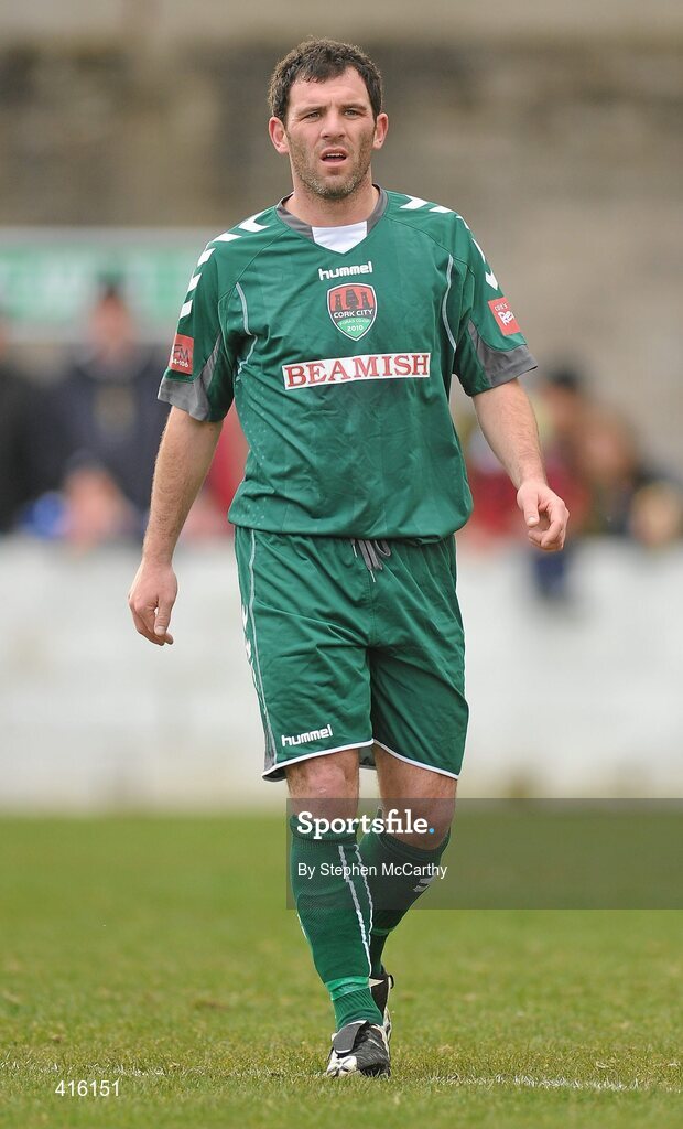 2 April 2010; Greg O'Halloran, Cork City Foras Co-op. Airtricity League, First Division, Limerick FC v Cork City Foras Co-op, Jackman Park, Limerick. Picture credit: Stephen McCarthy / SPORTSFILE