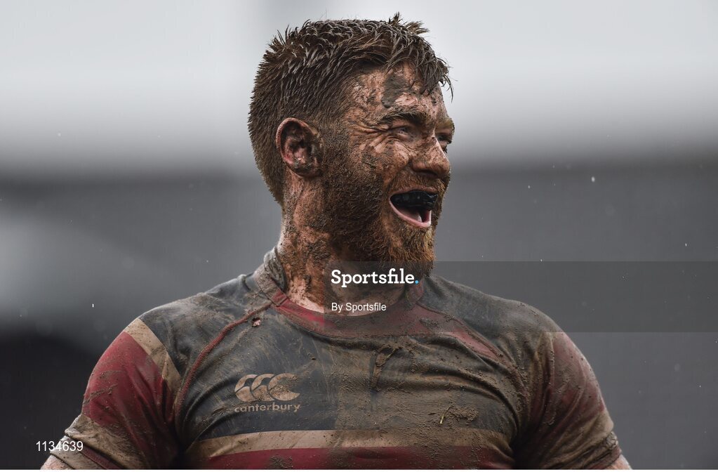 3 April 2016; Liam Gaffney, Wicklow, celebrates after the game. Bank of Ireland Provincial Towns Cup Semi-Final, Wicklow v Clondalkin. Co. Carlow Football Club, Oakpark, Carlow. Photo by Sportsfile