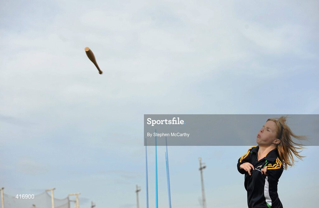 9 April 2010; Catherine Wayland, from New Ross, Wexford, in action during club training at an Ireland paralympic squad training camp. Ireland Paralympic Squad Training Camp - April 2010, University of Limerick, Limerick. Picture credit: Stephen McCarthy / SPORTSFILE