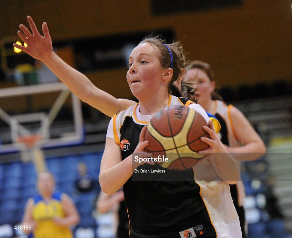 25 March 2010; Caoimhe Gallagher, St. Attractas Community School. U16C Girls - All-Ireland Schools League Finals 2010, Christ King Secondary School, Cork v St. Attractas Community School, Tubbercurry, Co. Sligo, National Basketball Arena, Tallaght, Dublin. Picture credit: Brian Lawless / SPORTSFILE