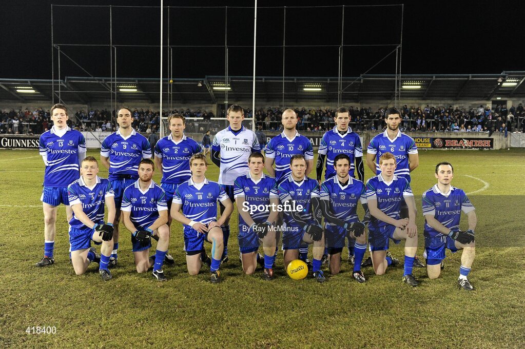 13 March 2010; The Monaghan team. Allianz GAA Football National League, Division 1, Round 4, Dublin v Monaghan, Parnell Park, Dublin. Picture credit: Ray McManus / SPORTSFILE