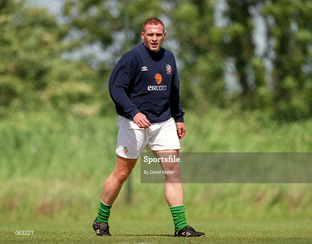 29 May 2001; Bohemians striker Glen Crowe during a Republic of Ireland Training Session at AUL grounds in Clonshaugh, Dublin. Photo by David Maher/Sportsfile