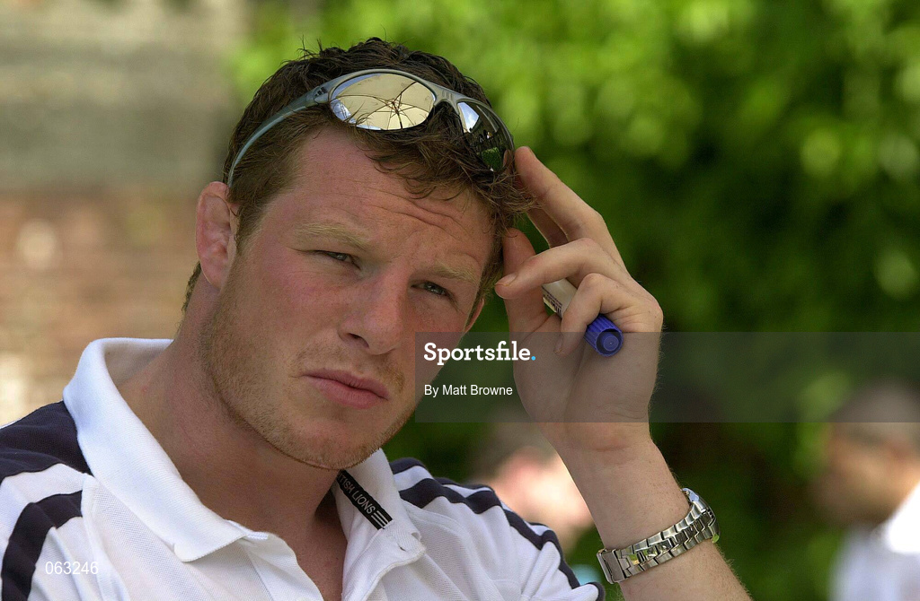29 May 2001; Malcolm O'Kelly during a British and Irish Lions Media Day at Tylney Hall in Rotherwick, England. Photo by Matt Browne/Sportsfile