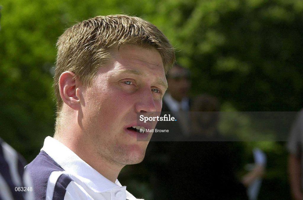 29 May 2001; Ronan O'Gara during a British and Irish Lions Media Day at Tylney Hall in Rotherwick, England. Photo by Matt Browne/Sportsfile