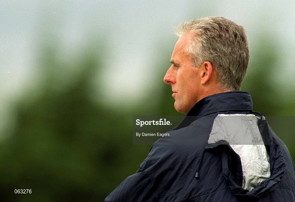 31 May 2001; Manager Mick McCarthy during a Republic of Ireland Training Session at John Hyland Park in Baldonnell, Dublin. Photo by Damien Eagers/Sportsfile