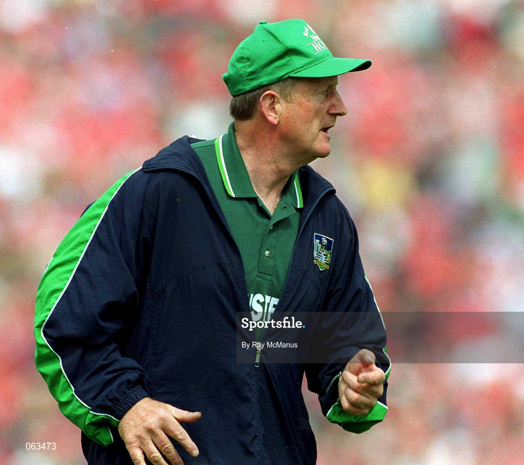 27 May 2001; Limerick manager Eamonn Cregan during the Guinness Munster Senior Hurling Championship Quarter-Final match between Cork and Limerick at Páirc Uí Chaoimh in Cork. Photo by Ray McManus/Sportsfile
