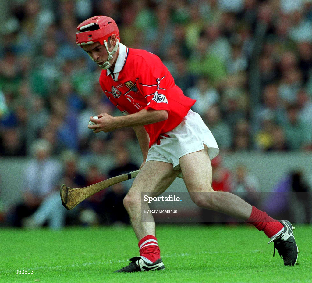 27 May 2001; Sean McGrath of Cork during the Guinness Munster Senior Hurling Championship Quarter-Final match between Cork and Limerick at Páirc Uí Chaoimh in Cork. Photo by Ray McManus/Sportsfile